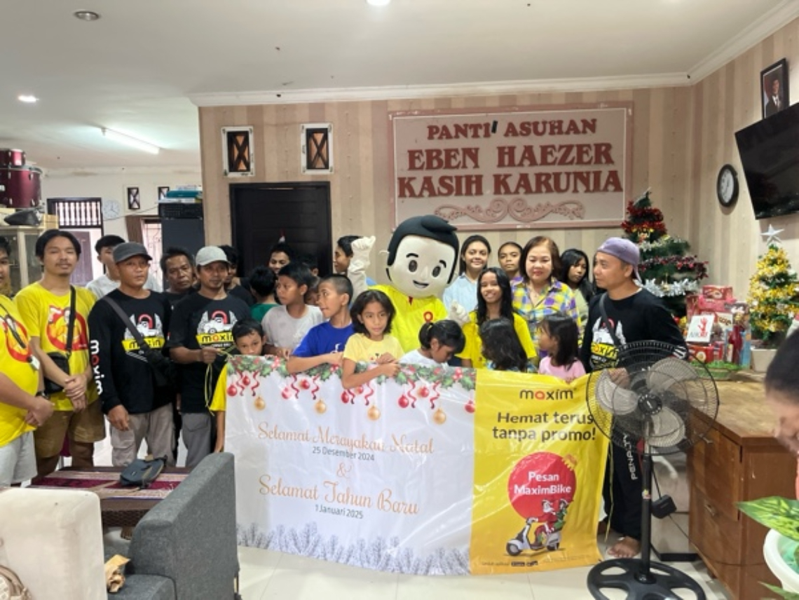 ​Kampanye Perdana Maxim Cargo: Maxim Kirimkan Bantuan Ke Panti Asuhan Di Denpasar