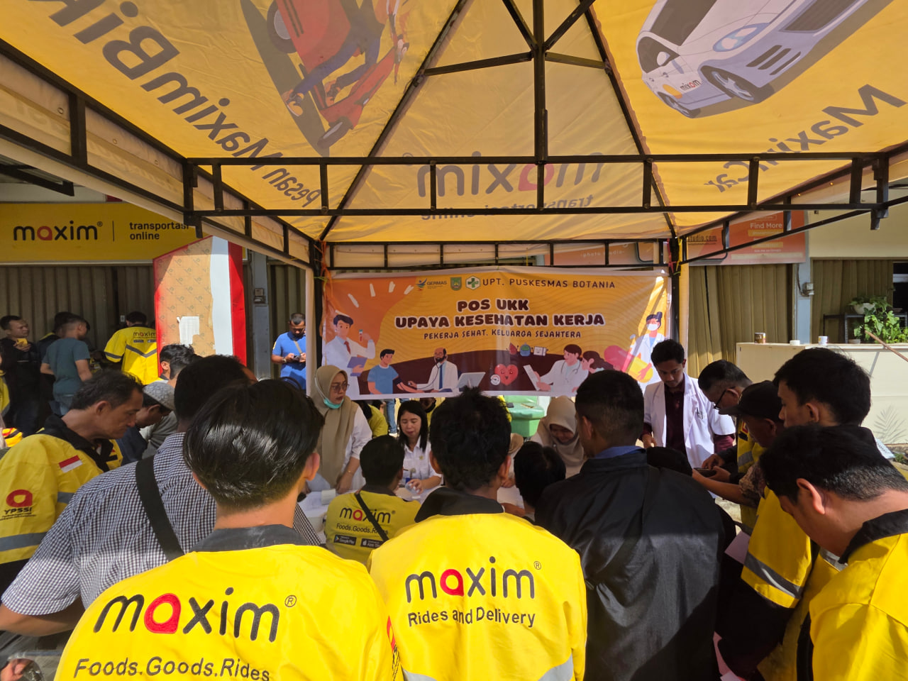​Peduli Kesejahteraan Mitra Pengemudi, Maxim Gelar Kegiatan Cek Kesehatan Gratis