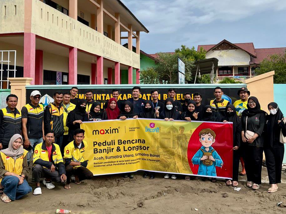 ​Dukung Pemulihan Pasca Bencana, Maxim Distribusikan Bantuan untuk Korban Banjir di Aceh dan Sumatera Barat