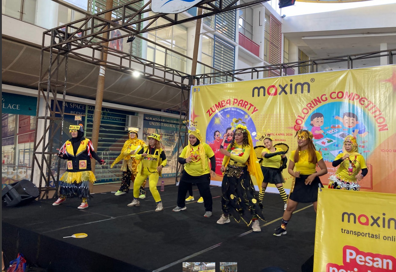 Maxim Ajak Warga Jambi Hidup Lebih Sehat Lewat Zumba Akbar Perdana Akhir Pekan Ini